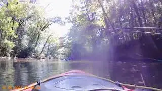 kayaking and fishing
