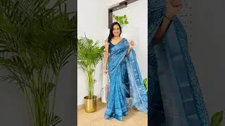 Linen saree starting 350 #meesho #indianfashion #affordable #saree #sareecollection #sarees #fashion