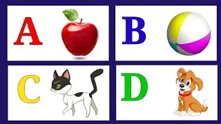 a for Apple b for ball |A For Apple Marathi|Learn ABCD Alphabet|ए फॉर एप्पल |alphabet| ABCD Poem