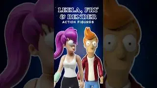 My Futurama Action Figures from Toynami #Fry #Leela #Bender #Zoidberg #Futurama