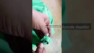 alter the ready made loose shoulder