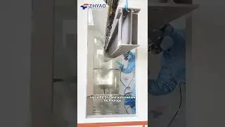 ZHYAO steel structure powder coating line improves efficiency