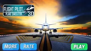 flight airplane city pilot simulator - plane boeing emergency landing - android gameplay