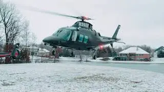 Flight to the Notre Dame/IU Playoff Game - Sweet Helicopters