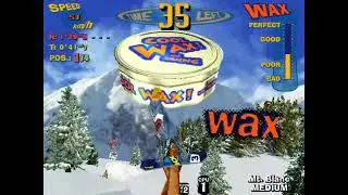 Arcade speedrun Surf Planet (サーフ・プラネット) [1997] former W.R.  1:19.500 Mt. Blanc