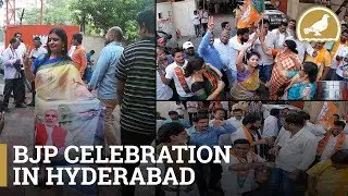 Victory Celebration in BJP office | Hyderabad