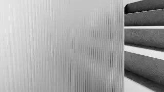 Trix. Il vetro satinato percorso dalla luce.