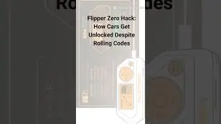 Flipper Zero Hack: How Cars Get Unlocked Despite Rolling Codes #Tech #Shorts