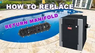 Repairing a Cracked Pool Heater Manifold After a Freeze