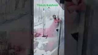 Jannat dekhni hai to Kashmir aaye #train #banihal #snow #kashmir