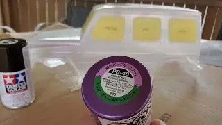 Tamiya Mercedes-Benz G500 с краской PS-46 Iridescent Purple/Green
