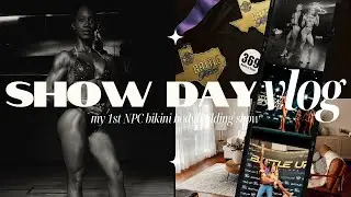 SHOW DAY VLOG | BTS of my first NPC bikini bodybuilding show | BATTLE OF TEXAS 2023