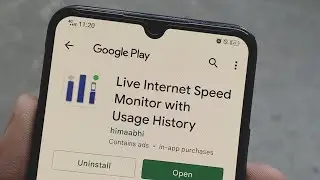 Live Internet Speed Monitor with Usage History For Android | Internet Speed Cheker | By Android Urdu