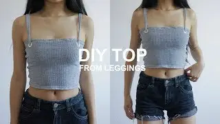 TRANSFORMING LEGGINGS INTO A TOP | KIKOMOON🌙