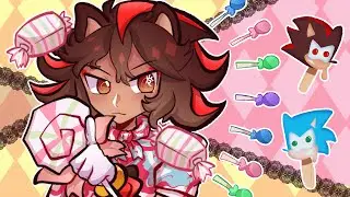 【Shadow The Hedgehog】UTAU Candy Candy [JINRIKI UTAUカバー COVER] also a speedpaint.