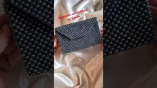 Кошелёк на молнии из бусин #handmade #bag #beadedbag #tutorial #fypシ #хештег #shorts #сумкиизбусин