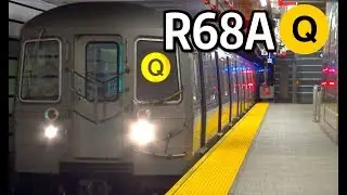 ⁴ᴷ R68A Q Train in Manhattan