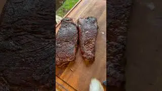 Steak & garlic mashed potatoes on the back patio #blackstone #cooking #grill