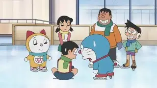 Doraemon in Indonesian (No Zoom) | Ice Skating Practice | Doraemon Storyline