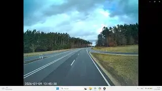 Grey Skies & Green Woods: Relaxing Trucking in Germany | Pure Engine Sound ASMR (No Music)