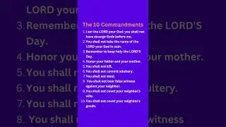 The Ten Commandments