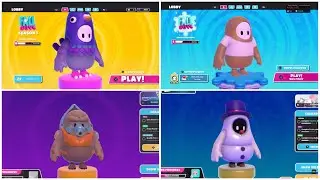 EVOLUTION OF FALL GUYS LOBBY SCREEN (Season 1-9)