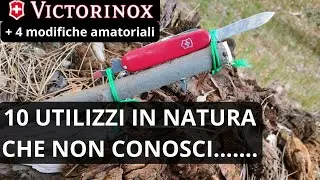 10 UTILIZZI IN NATURA CHE NON CONOSCI.VICTORINOX FIELDMASTER CON 4 MODIFICHE AMATORIALI X L' OUTDOOR
