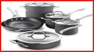 Calphalon 10 Piece Pots and Pans Set, Nonstick Kitchen Cookware