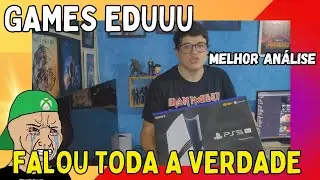 GAMES EDUUU UNBOXING PS5 PRO | MANDOU A REAL - REACT #ps5pro