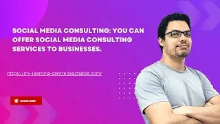 You can offer social media consulting services to businesses-social media consulting
