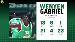 Panathinaikos - Alba Berlin 91-81 | Euroleague R30 Wenyen Gabriel (13 Points , 4 Blocks)