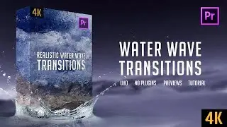 Water Wave Transitions | 4K Premiere Pro Templates