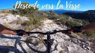 Descente vers la Vesse | La Vesse (Le Rove)