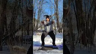 What Started As A Normal Kettlebell Workout Saw Head Balance Shenanigans Ensue :