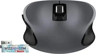 WisFox 2.4G Wireless Mouse for Laptop Ergonomic Computer Mouse with USB Receiver