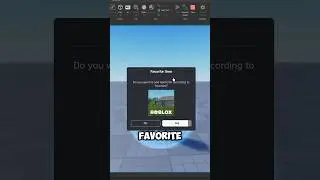 How to prompt player to favourite the game in roblox studio #robloxstudio #robloxstudiotutorial