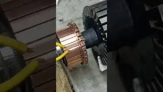 Motor Rotor Shortage Testing #motor #electrical