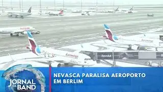 Berlim enfrenta a nevasca mais forte dos últimos anos | Jornal da Band