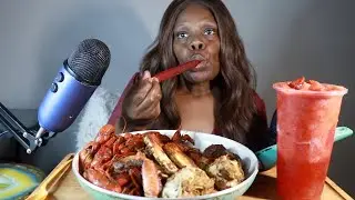 Mother Slept With My Sister's Man | Spicy Strawberry boba | Crab Crawfish Boil ASMR Eating Sounds
