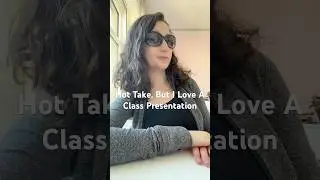 Hot take, but I love a class presentation.  #classpresentation #school #schoolpresentation