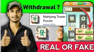 Mahjong Tower Puzzle Game Real or Fake? 🤔 | Mahjong Tower Puzzle Review | Mahjong Tower Puzzle Game 