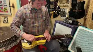 1950s Silvertone H3 lap steel electric guitar