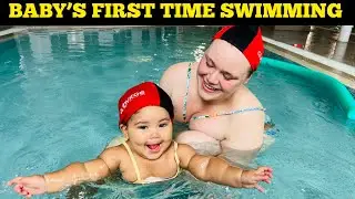 Our Baby First Time At A Swimming Pool | Interracial Couples | Mixed Child