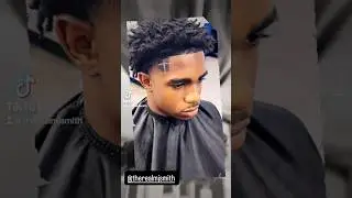 High-Taper with Cross Design Haircut by Michael Smith Jr
