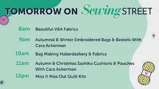 Sewing Street Live!