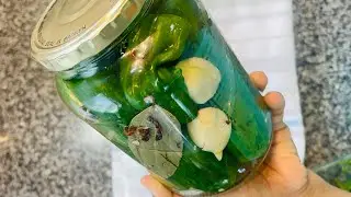 Homemade Dill Pickles Recipe | Easy Crispy Pickles | @TasteTrailschannel