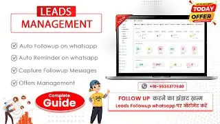 Lead management sales software | Best crm for startups | Lead follow up software #leadsfollowupcrm