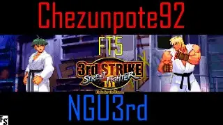 Street Fighter III: Third Strike - Chezunpote92 [Makoto] vs NGU3rd [Ken] (Fightcade FT5)