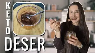 Szybki KETO deser z 3 składników | bez cukru, bez pieczenia