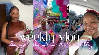 WEEKLY VLOG! DATE NIGHT IN MOBAY, MALIA’S 2ND BDAY, SHOP WITH ME & HAUL | MsMickayla